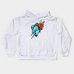 The sapphire and the rose flash tattoo Kids Hoodie